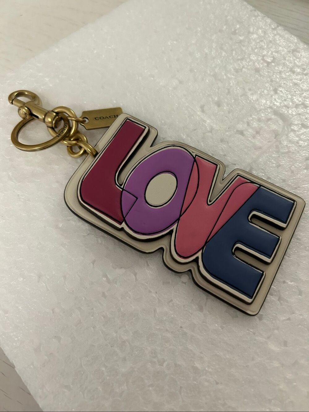 COACH LOVE Keychain